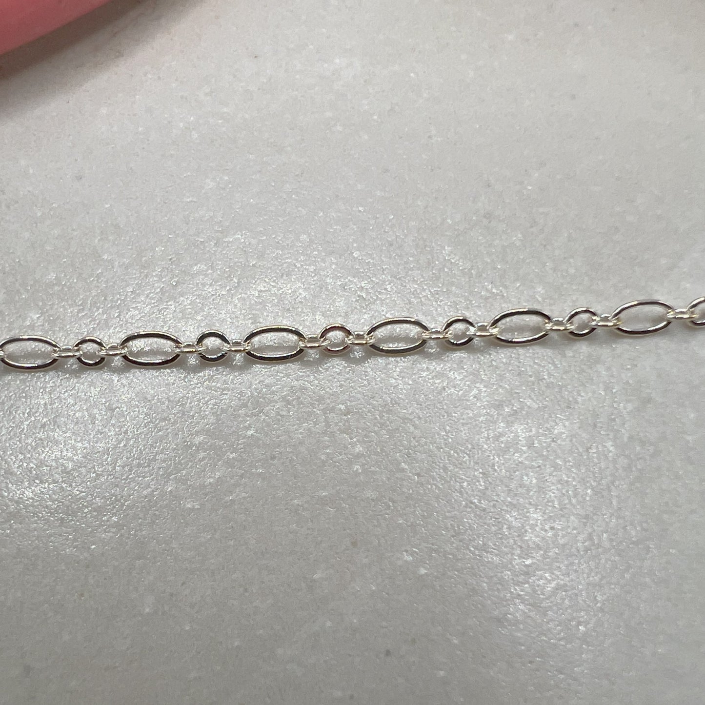OVAL LINKED CHAIN (SILVER)