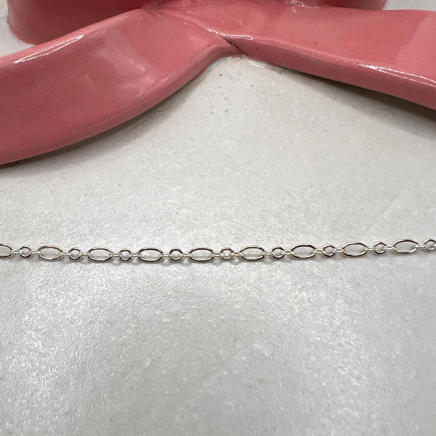OVAL LINKED CHAIN (SILVER)