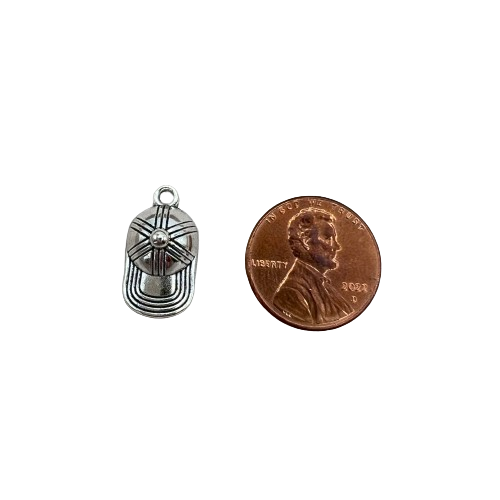 BASEBALL CAP CHARM (SILVER)