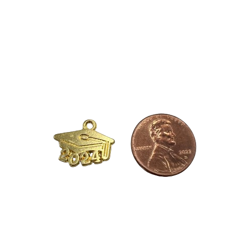 GRADUATION CAP CHARM (GOLD)