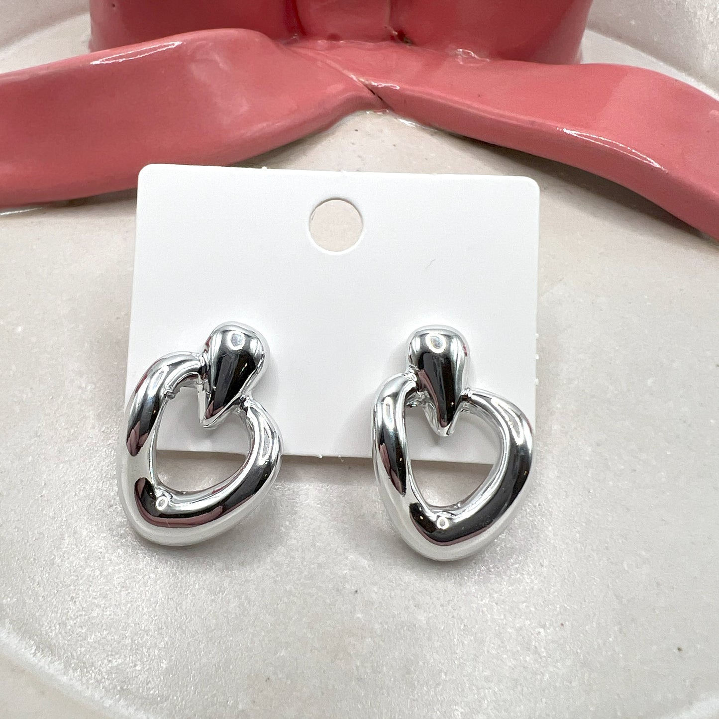 OVAL STUDS (SILVER)