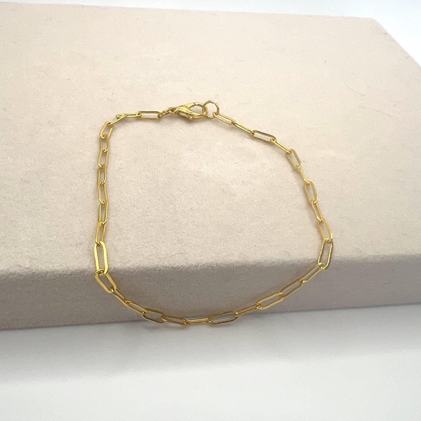 PAPERCLIP BRACELET (GOLD)
