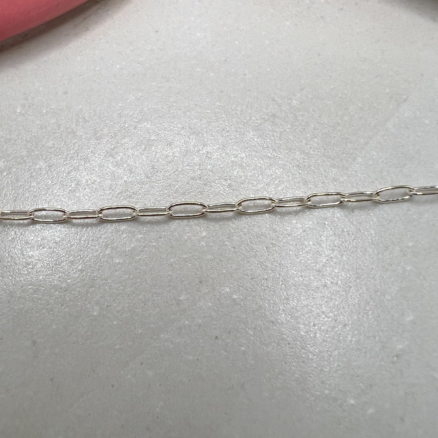 SMALL PAPERCLIP CHAIN (SILVER)