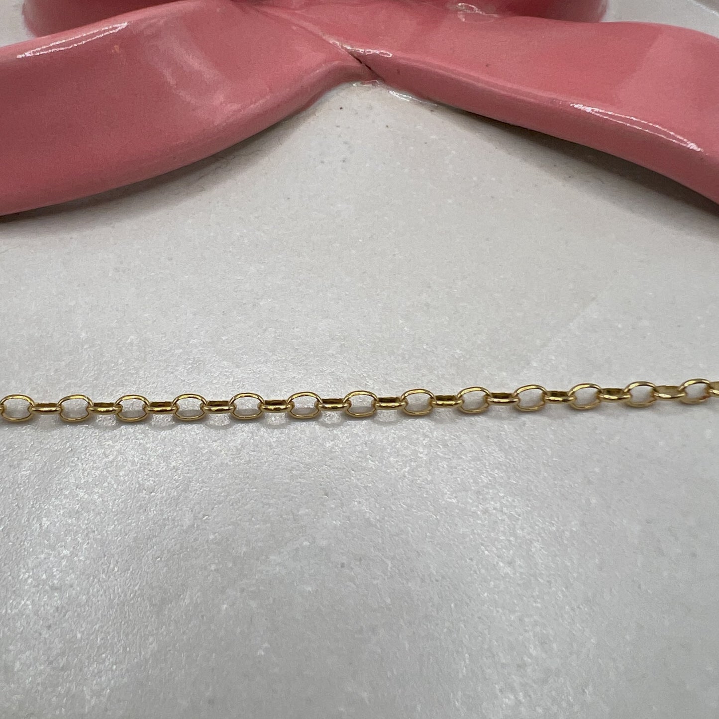 SMALL ROLO CHAIN (GOLD)