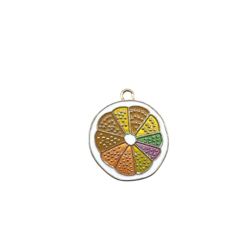 CITRUS SLICE CHARM (GOLD)