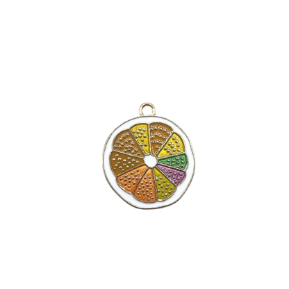 CITRUS SLICE CHARM (GOLD)