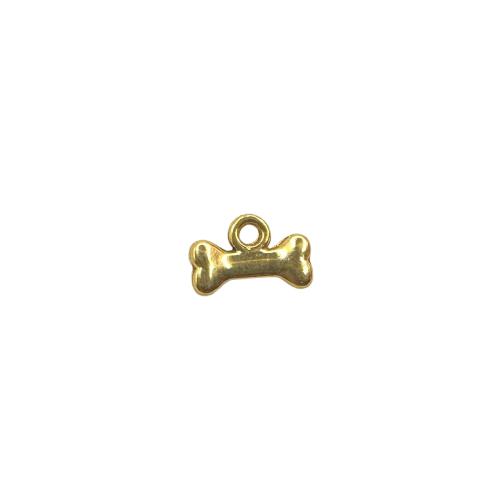 DOG BONE CHARM (GOLD)