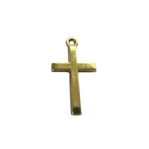 LARGE CROSS CHARM (GOLD)