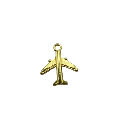 AIRPLANE CHARM (GOLD)