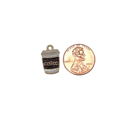 COFFEE CHARM (GOLD)