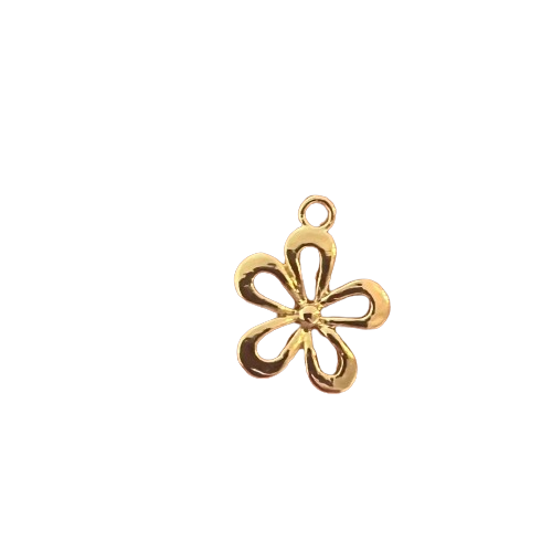 FLOWER CHARM (GOLD)