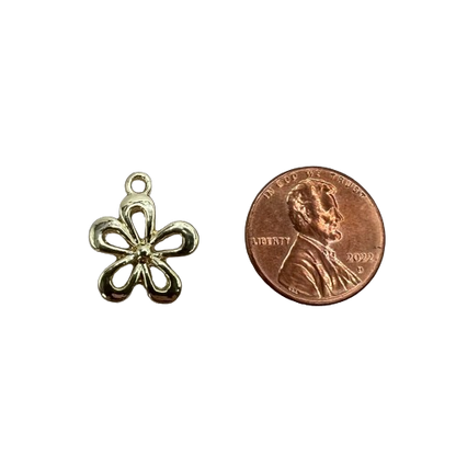 FLOWER CHARM (GOLD)