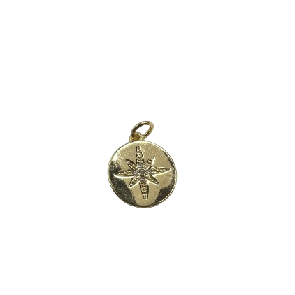 COMPASS CHARM (GOLD)