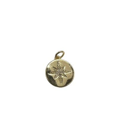 COMPASS CHARM (GOLD)