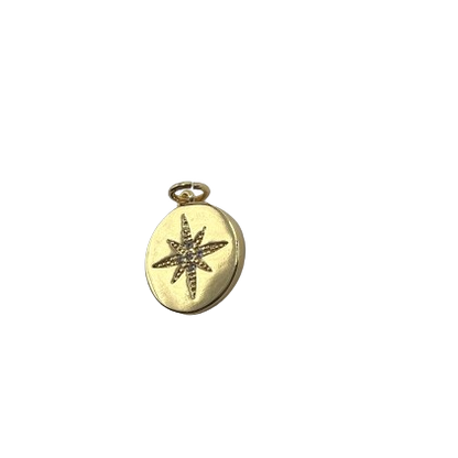 COMPASS CHARM (GOLD)