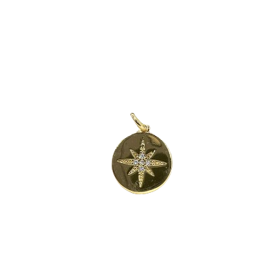 COMPASS CHARM (GOLD)