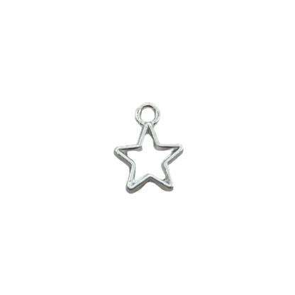 HOLLOW STAR CHARM (SILVER)