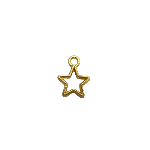 HOLLOW STAR CHARM (GOLD)