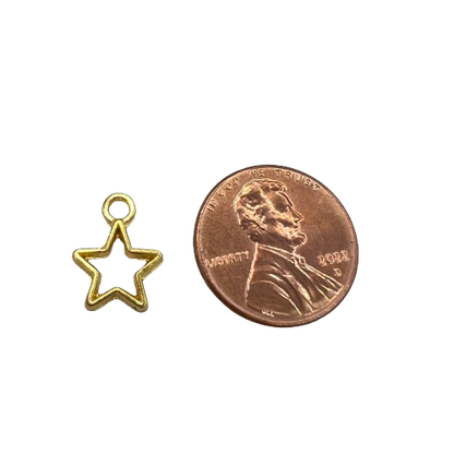 HOLLOW STAR CHARM (GOLD)