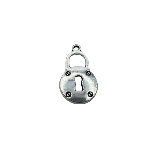 KEYHOLE CHARM (SILVER)