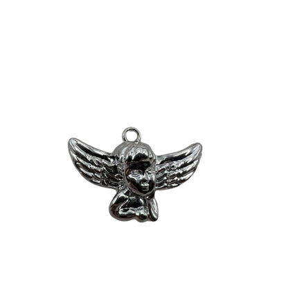 LARGE ANGEL CHARM (SILVER)