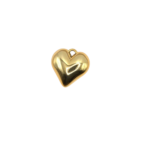 LARGE HEART CHARM (GOLD)