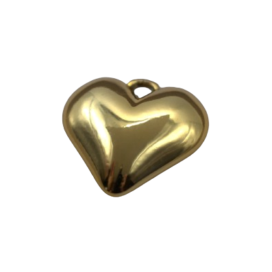 LARGE HEART CHARM (GOLD)