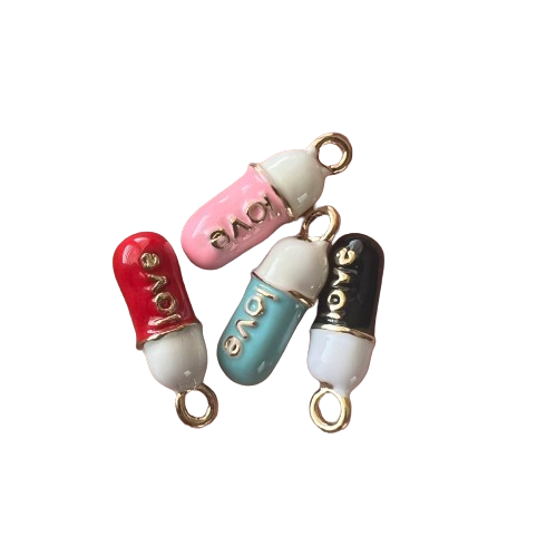 LOVE PILL CHARM (GOLD)