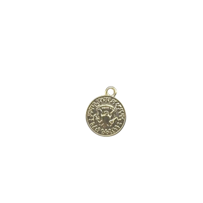 MEDIUM COIN CHARM (GOLD) (VERY LIGHT WEIGHT)