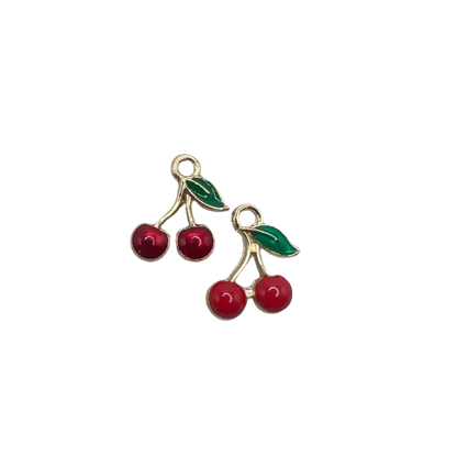 RED CHERRY CHARM (GOLD)