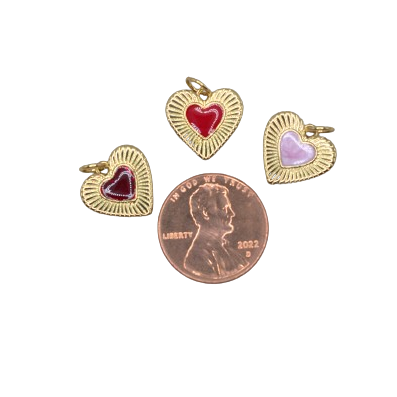 HEART CHARM (GOLD)