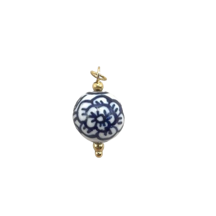 ROUND CERAMIC CHARM