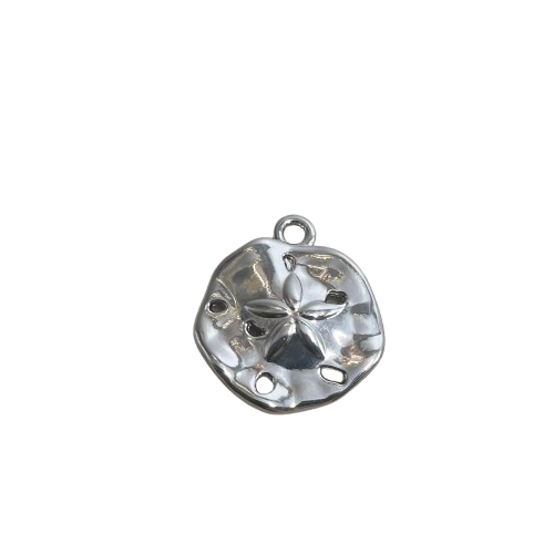 SAND DOLLAR CHARM (SILVER)