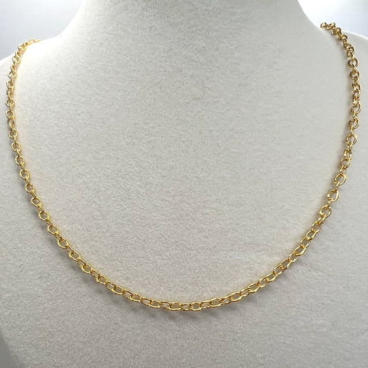 SMALL CABLE CHAIN (GOLD)