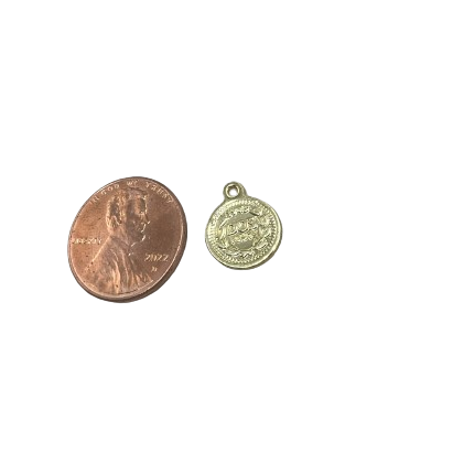 TINY COIN CHARM (GOLD)