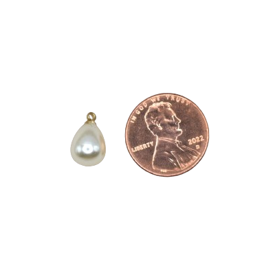 SMALL PEARL CHARM (GOLD)