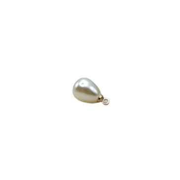 SMALL PEARL CHARM (GOLD)