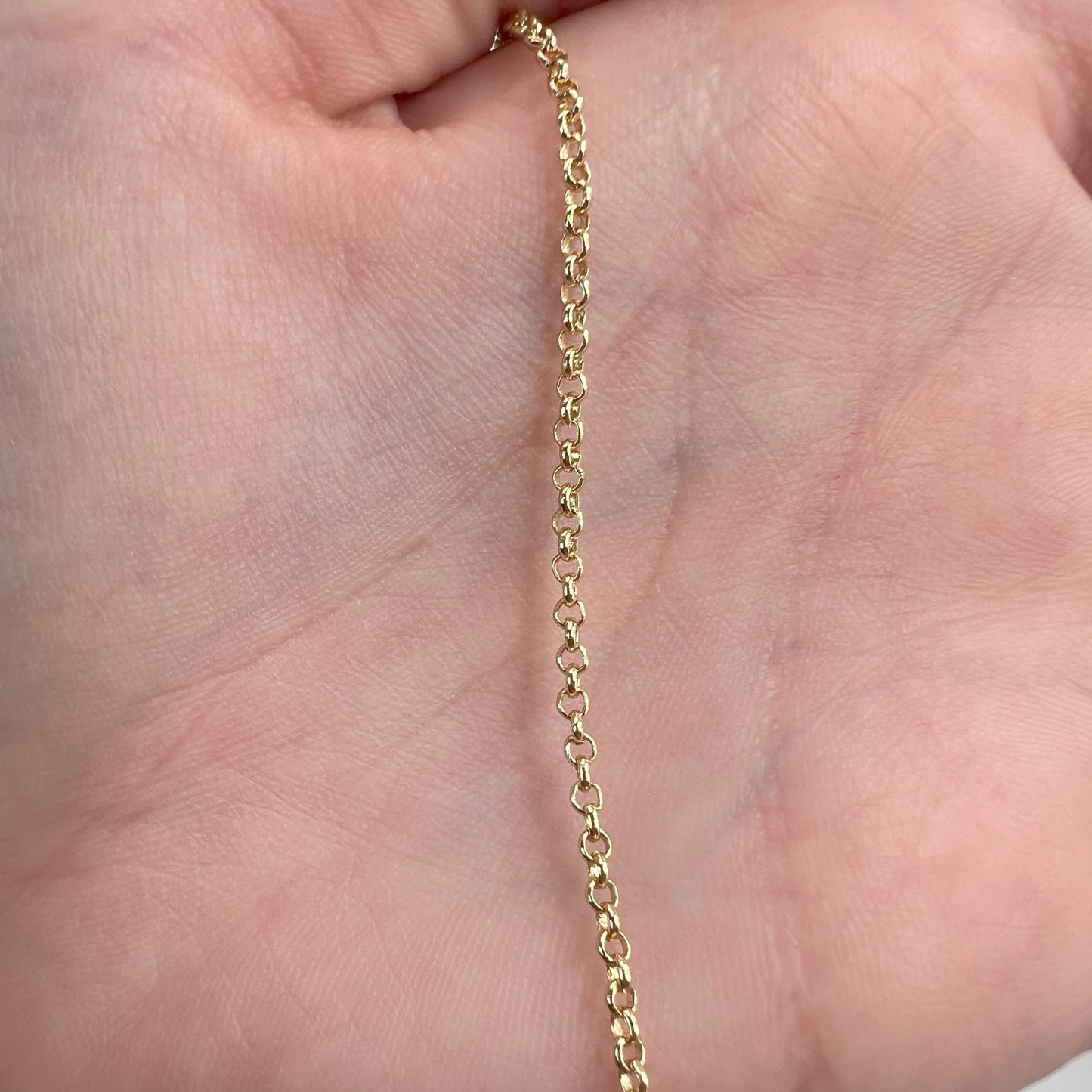 XSMALL ROLO CHAIN (GOLD)