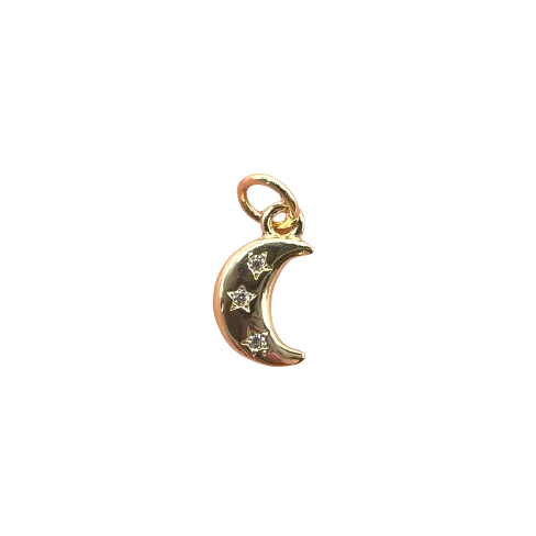 THICK MOON CHARM (GOLD)