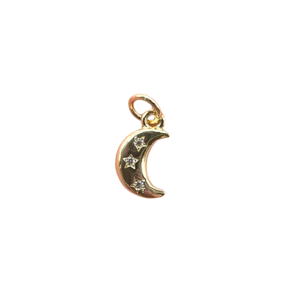 THICK MOON CHARM (GOLD)