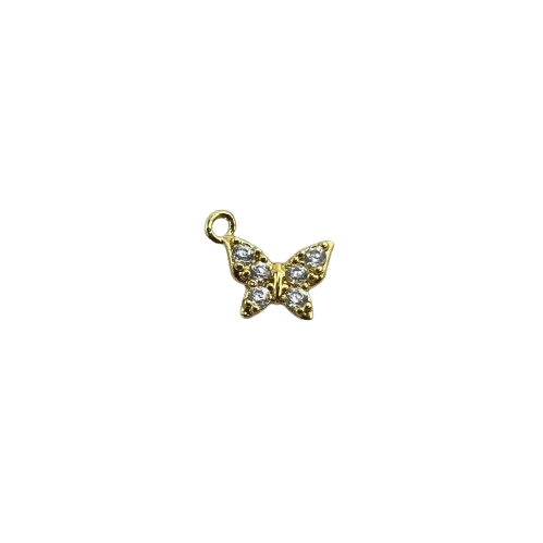 TINY BUTTERFLY CHARM (GOLD)