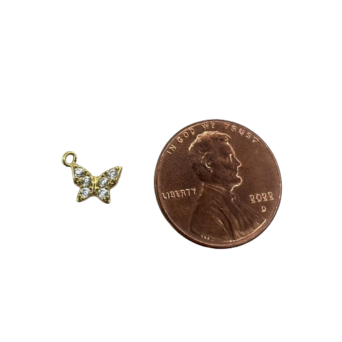 TINY BUTTERFLY CHARM (GOLD)