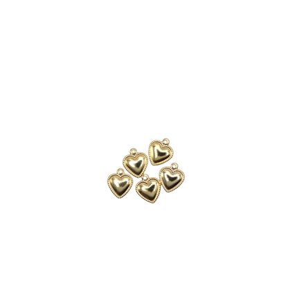 TINY HEART CHARM (GOLD)