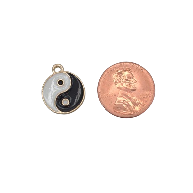 YING YANG CHARM (GOLD)